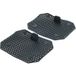 vhbw 2x Protection anti-éclaboussures compatible avec Ninja Double Stack XL SL300EU, SL400EU Friteuse à air chaud