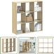 vidaXL Boekenkast 102x32x102 cm bewerkt hout sonoma eikenkleurig