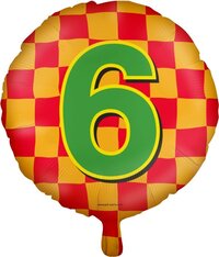 Happy foil balloons - 6 years - Multi