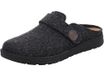 Rohde Pantoufle homme feutre recyclé semelle souple cuir amovible Asiago 7148, Taille:41 EU, Couleur:Gris