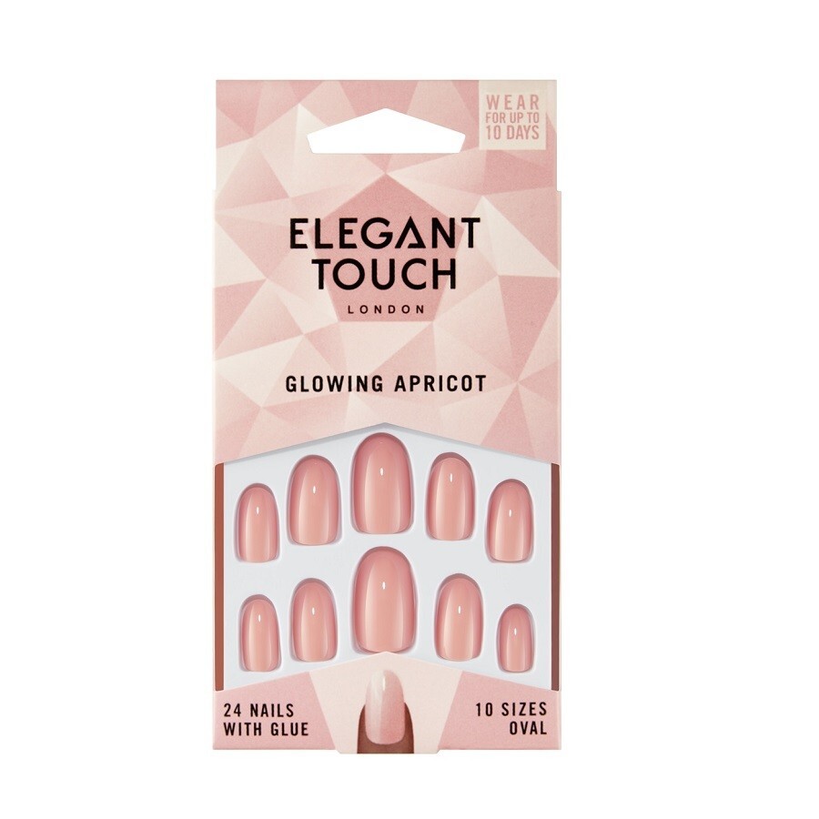 Elegant Touch Glowing Apricot Nagels