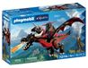 PLAYMOBIL 72114 Schwarzer Drache und Ritter