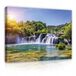 WALLARENA - Tableau sur toile - 60x40 cm - Paysage de cascade grand