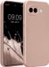 kwmobile metallic telefoonhoesje van TPU - geschikt voor Google Pixel 10a - Flexible case voor smartphone - In metallic roségoud