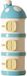 OEM BeltAvenue Holding B.V. Baby Formula Travel Container, 3-laags melkpoeder dispenser, draagbare formulehouder, niet-morsen voedingsvoorziening, paddestoel opbergpotten voor snacks