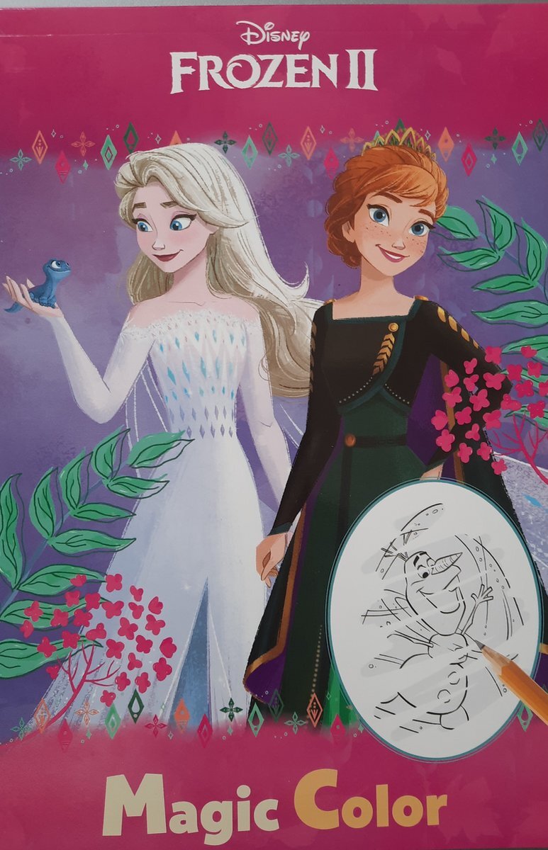 Disney Frozen Toverblok - krasblok Anna en Elsa NIEUW 2022