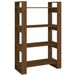VidaXL Boekenkast/kamerscherm 80x35x125 cm massief hout honingbruin