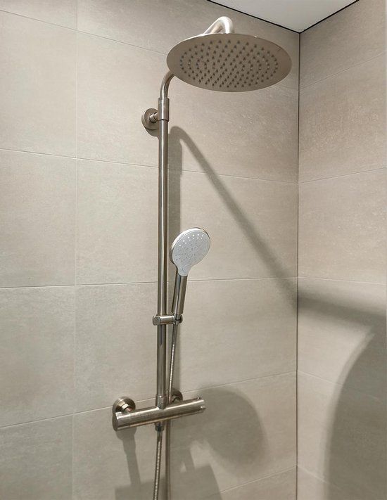 Sani Royal Regendouche RVS met Thermostaatkraan en Handdouche - 25 CM