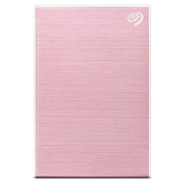 Seagate One Touch 2TB External Hard Drive - Rose Gold
