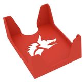 Feldherr porte-cartes pour grandes cartes de monstres D&D, dimensions 128x89 mm, couleur : rouge cerise