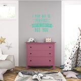 Merkloos Muursticker - I May Not Be Perfect But Iat Least Im Not You - 46,4 x 60,8 - Mint