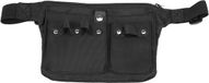 Allecto Premium Sac de coiffeur en fibre avec ceinture ventrale pour coiffeurs - Noir