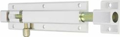 AMIG schuifslot/plaatgrendel - aluminium - 25cm - wit