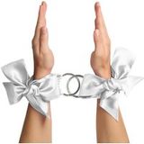 So Divine Attaches en Soie de Luxe - Blanc