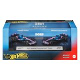 Hot Wheels Premium Formule 1 set van 2 met auto's op schaal 1:64, BWT Alpine Formule 1 Team Gasly en Colapinto