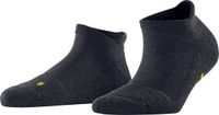 FALKE Keep Warm kort eenkleurig wol sneakersokken enkelsokken unisex blauw - maat 37-38