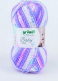 Gründl Wolle 3457-07 Baby Color 10x50 gram lila multicolor