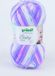 Gründl Wolle 3457-07 Baby Color 10x50 gram lila multicolor