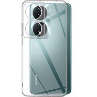 Phonillico® Case voor Honor 90 Smart 5G - Siliconengel TPU Transparante bescherming Zacht Ultradunne