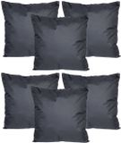 Anna's Collection Coussins d'extérieur 6 pièces Noir 45x45 cm