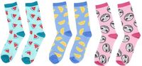 Merkloos Dames Sokken - 6 Paar - Multi Colour - Maat 35-38 - Katoen
