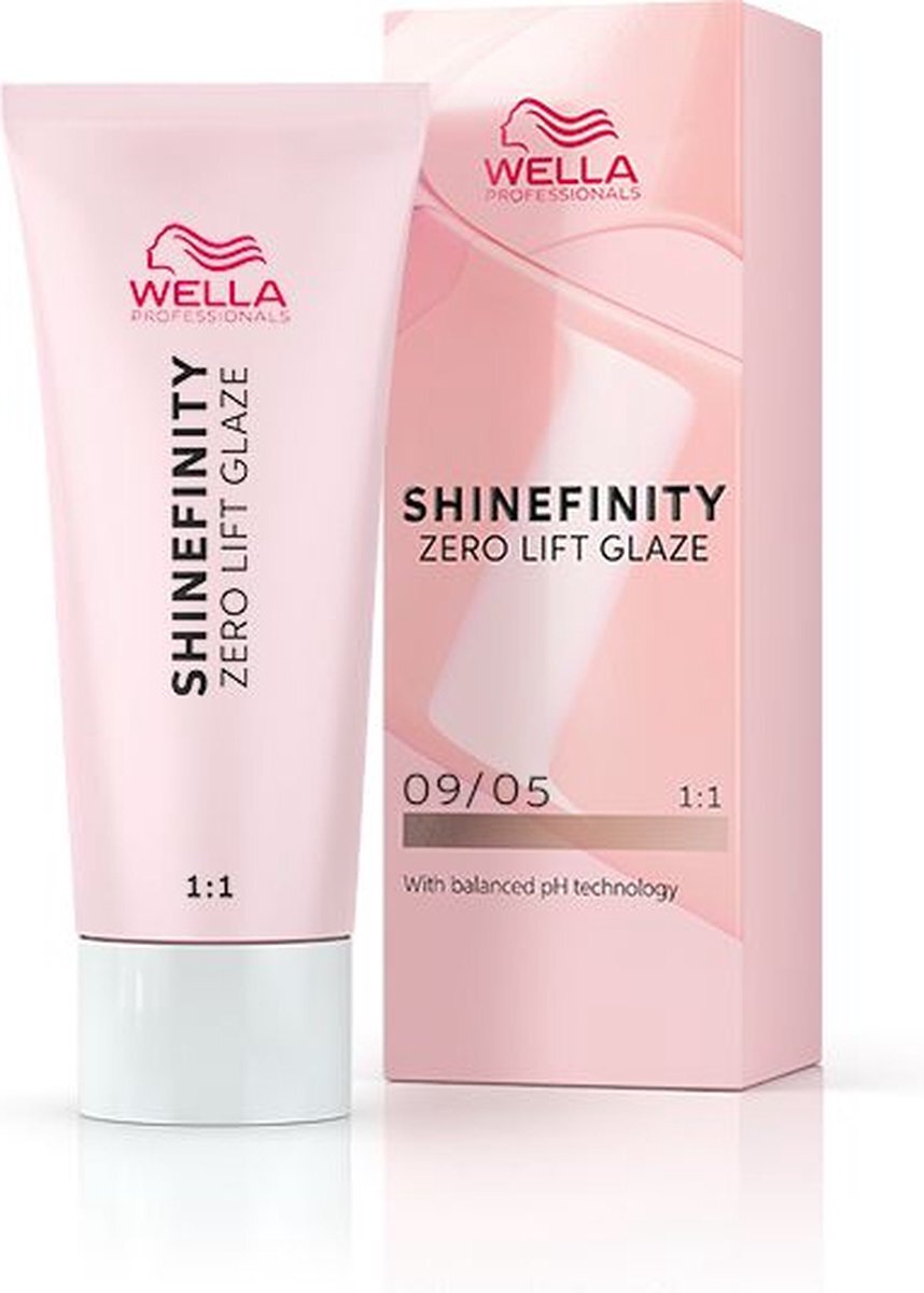 Wella ShineFinity Zero Lift Glaze 09/05 Silk Blush 60ml