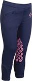 HKM Rijlegging Gelato KnieGrip Kinderen Unisex Kledingmaat 134/140 Donkerblauw Kunststof Paard