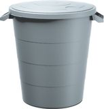 Smooth Prosperplast Keden SMOOTH - Afvalbak / Prullenbak - 120L - Grijs