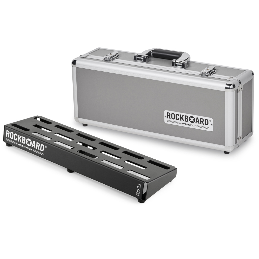 Rockboard DUO 2.1 C pedalboard met flight case