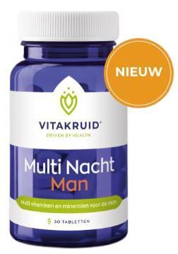 Vitakruid Multi Nacht Man - 30 tabletten