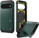 Spigen Tough Armor Hoesje Geschikt voor Google Pixel 11 | Compatibel met MagSafe / Qi2 | Back Cover Militaire Standaard | Kickstand | Groen