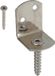 Alberts 213275 vlechtschermhouder L-vorm | rvs | set van 4
