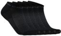 CRAFT ACTIVE SHAFTLESS SOCK 5-PACK Unisex Sportsokken - Zwart