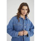 Cup of Joe Denim spijkerjas medium blue denim