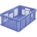 BITO Lagertechnik 1658164 Bac de rangement Classic Convient aux denrées alimentaires (l x l x h) 600 x 400 x 215 mm Bleu 1 pièce(s)