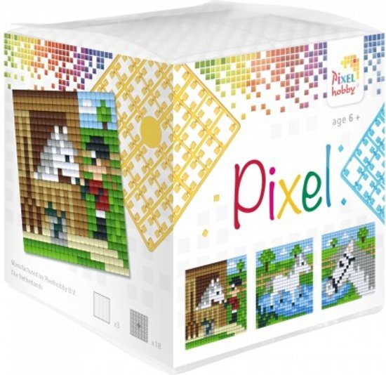 PIXELHOBBY Pixel classis kubus paarden