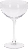 Merkloos Champagneglazen - 4 stuks - glas - transparant - 200 ml