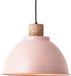 Brilliant suspension Erena 38cm light pink metal/wood