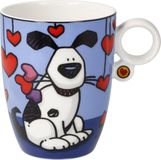 Goebel - Ed Heck | Koffie / Thee Mok Love Dog | Beker - porselein - 400ml