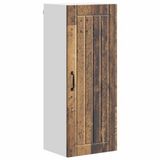vidaXL Wandkast LUCCA Oud hout 40 x 31 x 100 cm Bewerkt hout