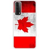P Smart 2021 Drapeau Canada Bedrukt siliconen hoesje