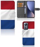 B2Ctelecom Xiaomi 12 Pro Bookstyle Case Nederlandse Vlag