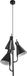 OSRAM DECOR Tokio Hanglamp, noir, 14W, 1260lm, module LED avec couleur de lumière blanc chaud (3000K), style japonais, longue durée de vie de 30 000 heures, protection IP20