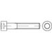 TOOLCRAFT 1061801 Vis à tête cylindrique M2 10 mm six pans creux (Allen) DIN 912 Acier inoxydable A2 100 pièce(s)