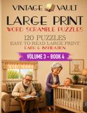 Vintage Vault: Large-Print Word Scramble Puzzles