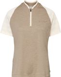 Dames VAUDE Tamaro HZ Shirt IV Dames Fietsshirt Korte mouw Polyester Linen Maat 38