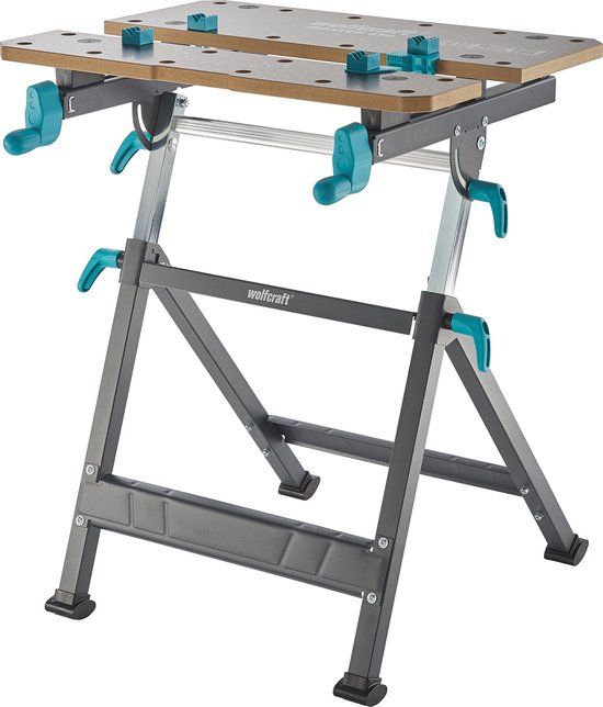 wolfcraft MASTER 650 ERGO Verstelbare Werkbank - Opvouwbaar - 120kg - 10 JAAR GARANTIE