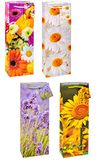 TSI Geschenkzakjes BLUMEN-mix, verpakking van 12, afmetingen: fles (HxBxD 36 x 12 x 8 cm), art. nr. 84283