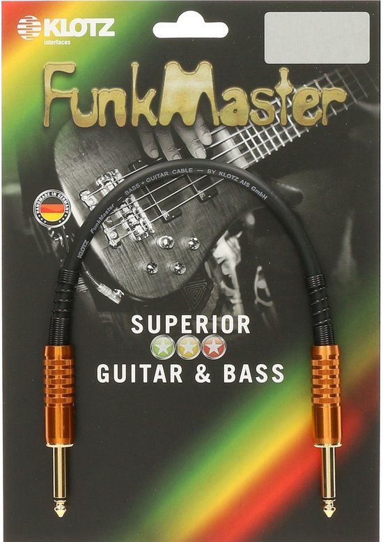 KLOTZ TMPP-0030 jack 2p gold 30 cm patchkabel