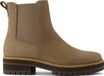 TOMS Dames enkellaarsjes Bennet Beige Leer